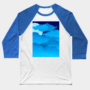 Nightly Clouds Baseball T-Shirt